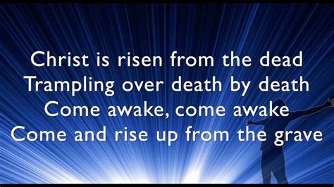 christ has risen lyrics